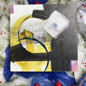 Yellow and Black abstract