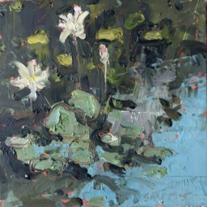 Lily Pad and Water Study