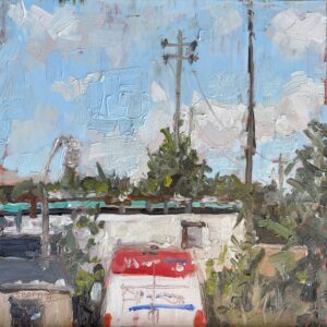 plein air urban landscape painting