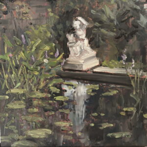 Fountain Reflection