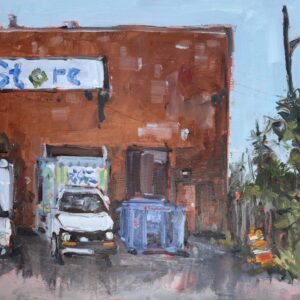 Plein air painting- habitat for Humanity store